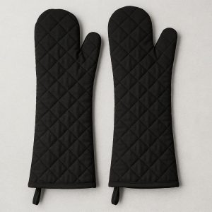 Extra Long Oven Mitts with Heat Resistant Lining for Grilling