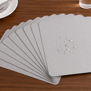 Waterproof PVC Placemats Set of 8 for Indoor Outdoor Dining