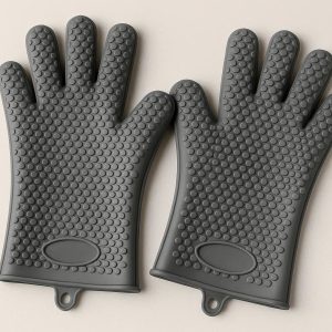 2 Silicone Kitchen Gloves Heat Proof for Cooking and Baking