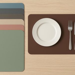 9 Heat Resistant Silicone Placemats Set of 6 for Dining Table Protection